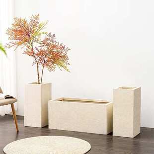 水泥盆花盆 长方形 水泥花箱 马槽户外阳台庭院隔断种植箱正方形