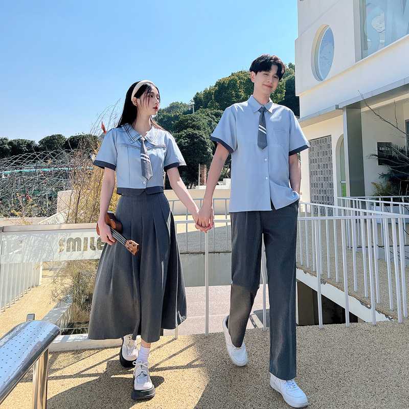 韩国学院风英伦校服套装|初高中