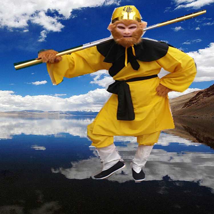 孙悟空美猴王全套演出服装头套