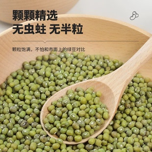 新货农家绿豆5斤当季 小绿豆易出沙易煮脱皮新鲜绿豆汤五谷杂粮粥