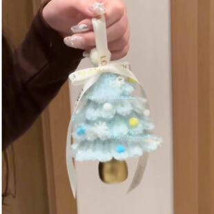 闪闪冰雪圣诞树挂件手工diy冰蓝雪花圣诞树材料包送女友同学闺蜜