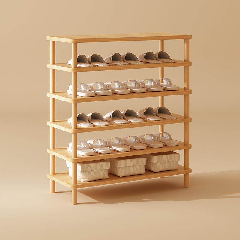 拉车套罩木制鞋架简易经济型家用多层收纳架出租屋宿舍鞋柜省空间