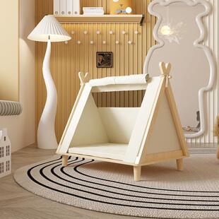 拉车套罩跨境宠物床离地宠物帐篷狗窝封闭式安全感四季通用小型犬