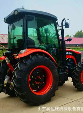 四轮农用804拖拉机东方红MF504四轮深耕旋耕机水田旱田拖拉机