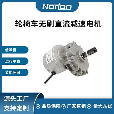 ZW9012L3-200W24V 轮椅车减速电机 内螺纹键槽轴不带刹车