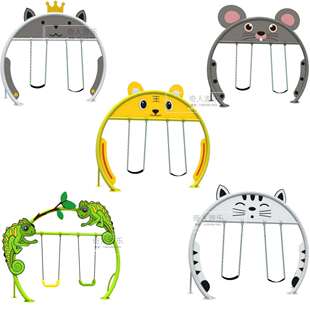 室外滑梯秋千组合大小型户外儿童秋千滑滑梯游乐设备塑料溜滑梯