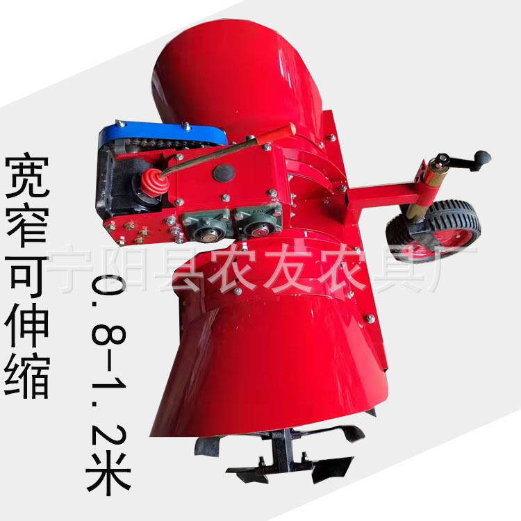2022款双向葡萄埋藤机甘蔗黄烟韭菜盖土机手扶车带上土埋土机