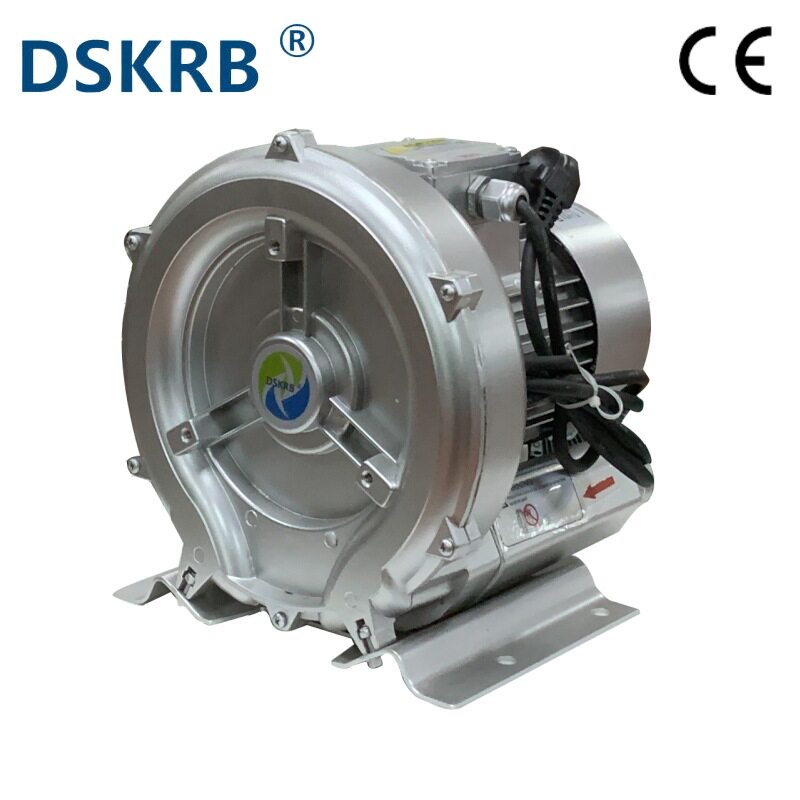 福建泉州销售KRB-23D-3 700W小型低噪音铝合金旋涡气泵高压鼓风机