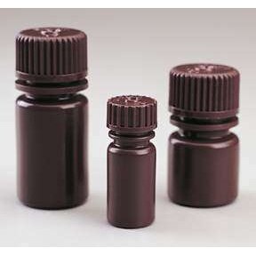 Nalgene322004-9125 诊断瓶托盘包装 带盖不透明琥珀色HDPE 3.4ml