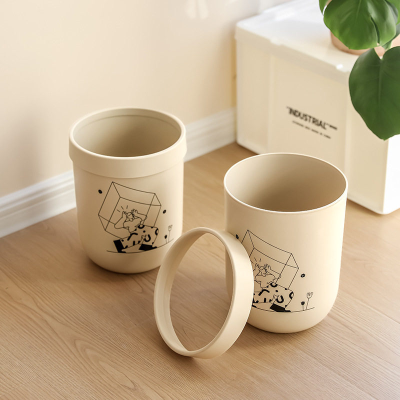 网红垃圾桶家用现代简约轻奢高档客厅卧室厕所卫生间厨房2024新款