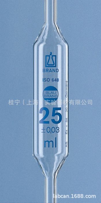 普兰德Brand 10ml胖肚移液管