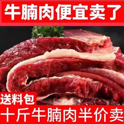 A牛腩肉新鲜牛肉整块生鲜非牛肋条黄牛低脂品质调理牛腩顺丰包邮