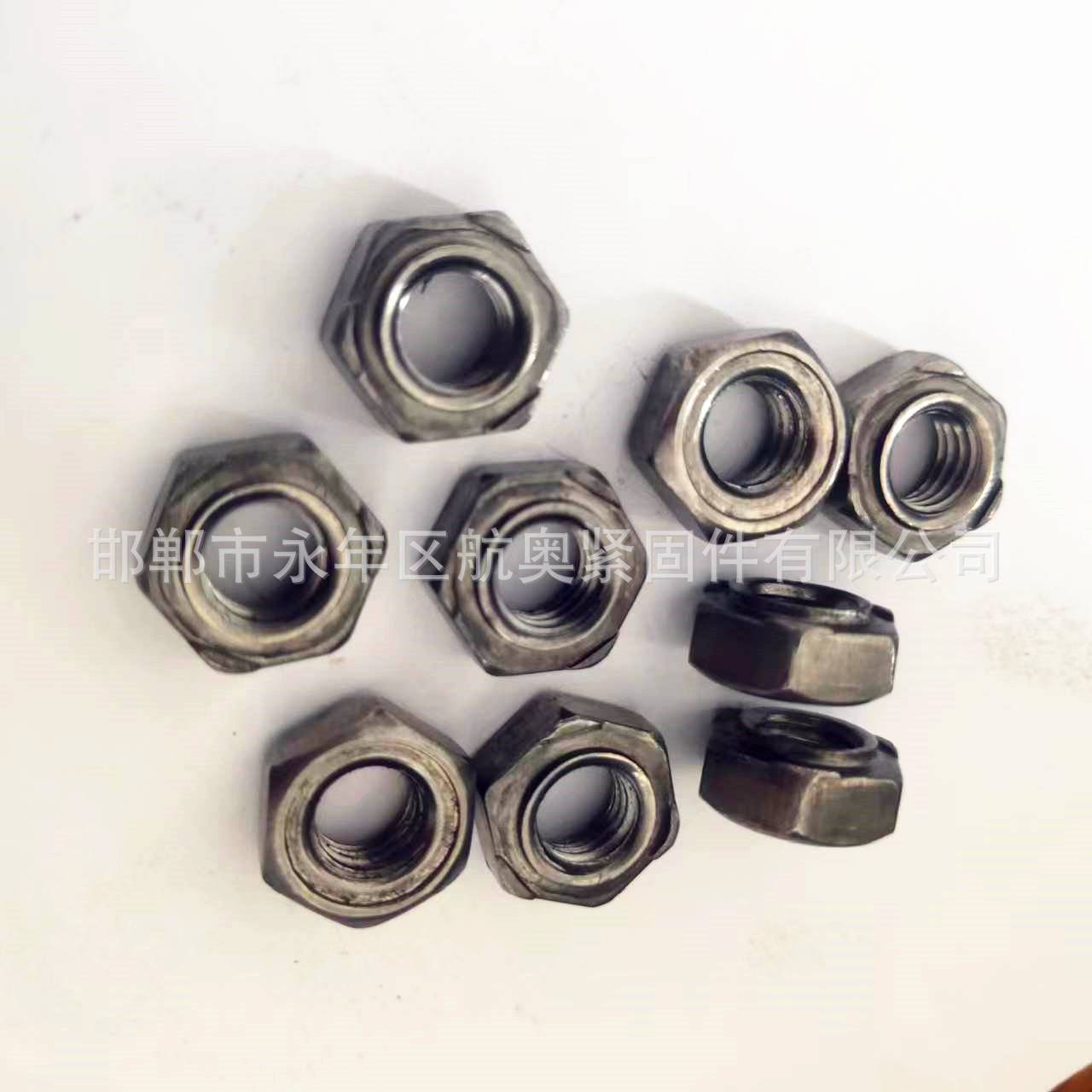 现货台阶外六角焊接螺母 四方点焊螺帽等m4 m6m8m10m12m14m16