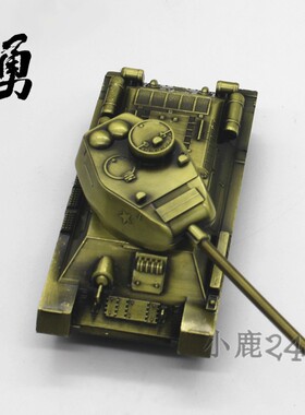新款合金坦克车锌金属装甲车军事仿真模型铁艺创意V特色工艺品摆