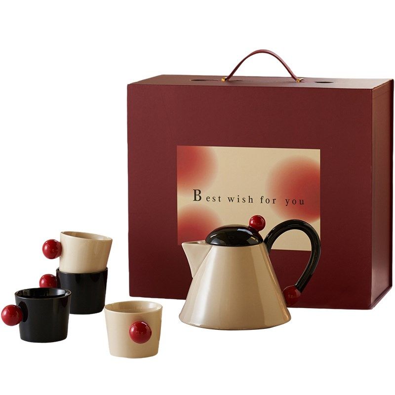 水壶茶杯套装家用高级感r下午茶杯具乔迁新居新婚礼物送新人礼盒