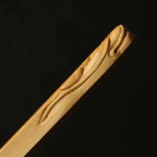 精品纯手工浅浮雕龙头老玉竹痒痒B挠文玩竹雕挠痒棒十几年料不求