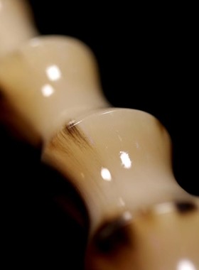 牛角刀柄料牦牛角l手把件羊角形状刀把家居摆件手柄茶壶把工料田