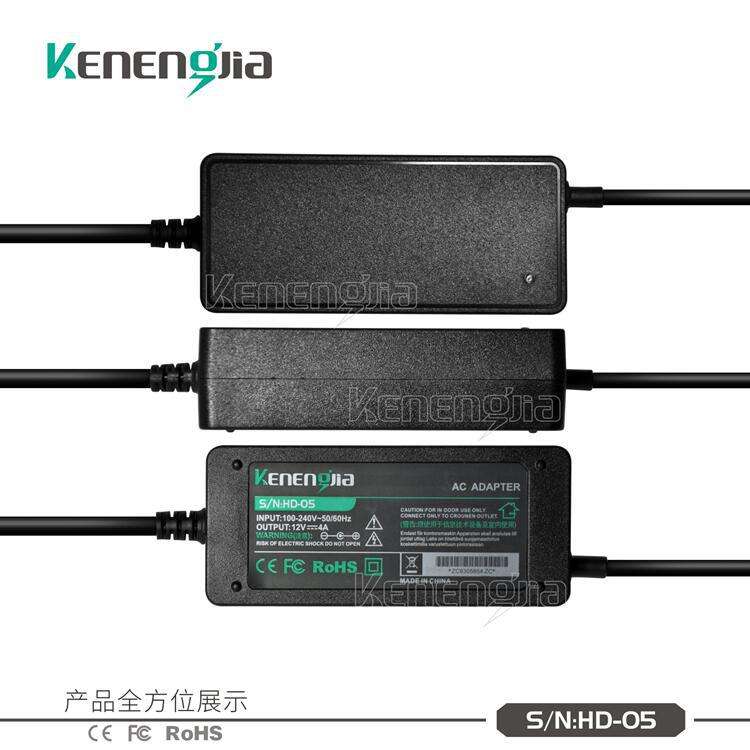 厂家直销12V3A开关电源36W双线桌面式 监控液晶显示器 电源适配器