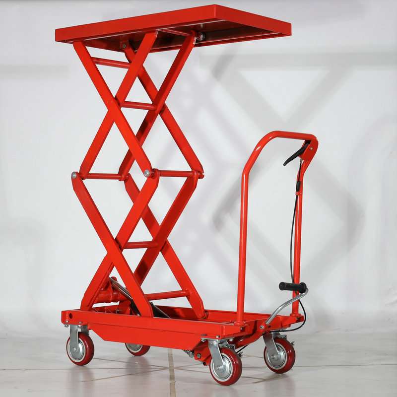 双剪升降平台车升降小平台车移动式装卸升高车平板搬运推车