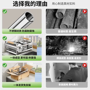304不锈d钢碗碟收纳架厨房置物架台面水槽放碗盘子碗筷沥水篮碗架