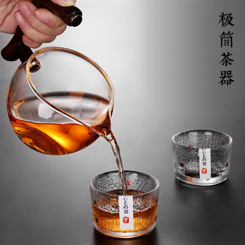 创意宫灯玻璃茶具半全自动懒人冲茶器泡茶壶O盖碗功夫茶杯套装家