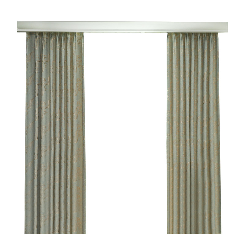 美式乡村双色f竹节窗帘提花布料客厅卧室清新棉麻淡雅落地窗帘成