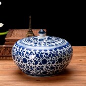 厨房密封罐d五谷杂粮储物罐陶瓷小号大号茶叶猪油罐装 米酒坛子家