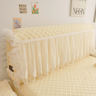 全包公主风床头罩床头套防尘罩软包床头保护O套夹棉布艺加厚靠背