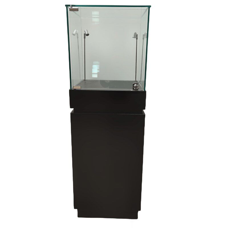 木制白酒展示柜黄金珠宝玉石玻璃C柜台博物馆古董首饰陈列柜手办