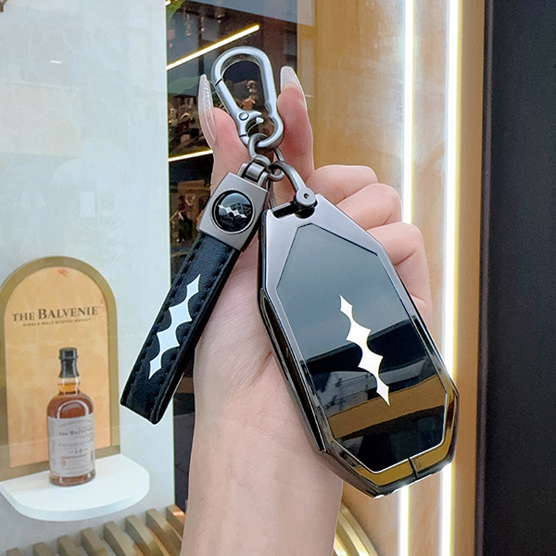 方程豹5钥匙g套比亚迪2023款豹五豹3豹8专用改装配件金属男女壳扣