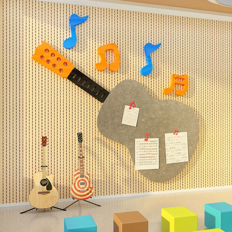 吉他墙贴琴房布置幼儿园音乐教室区墙面装饰工作S挂画文化培训中