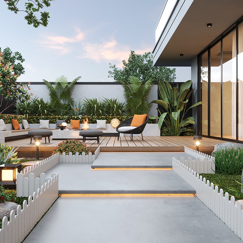 白色塑木栅栏户外花园篱笆草坪插地栏杆庭院菜地围栏W绿化工程围