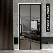 防蚊门帘自吸家用隔断网沙夏季 整条磁条纱门纱窗魔术X贴免打孔免