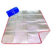 铝箔防潮垫户外野营帐篷垫3 4y多人加宽加厚2M防潮野餐沙滩防潮垫