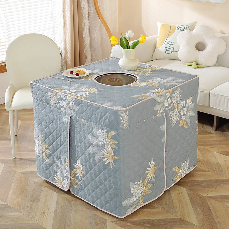 新款烤火罩正方形烤火桌罩电炉罩套火炉牀P包烤火被烤火炉桌布