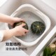 霜山洗菜盆沥水篮家用厨房多层洗水果淘米可叠加菜U篮子洗碗机可