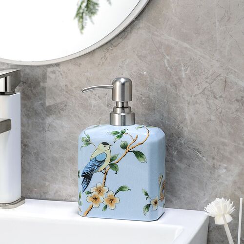 大容量美式陶瓷洗手液瓶按压式洗B发水洗衣液沐浴露乳液分装瓶空