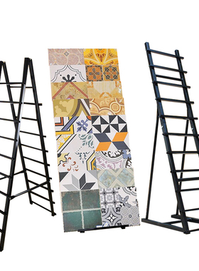 景昂瓷砖展示架3j00 600陶瓷 瓷砖展架 木地板线条墙砖陈列架包邮