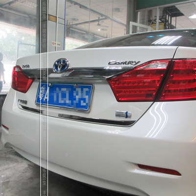 121314款七 7代凯美瑞前杠饰条车身改装L配件后备箱后杠外观加亮