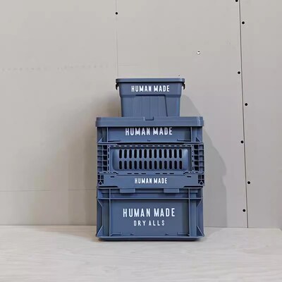 humanmade收纳箱工业风x桌面收纳盒可叠加户外露营杂物迷你收纳筐