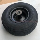 沙滩电动哈雷车平衡车配件18X9.50A 8寸直纹轮胎前轮毂 225