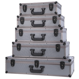 能上锁的收纳箱铁盒子收纳盒长方形可装园艺工具的箱子Z大容量手