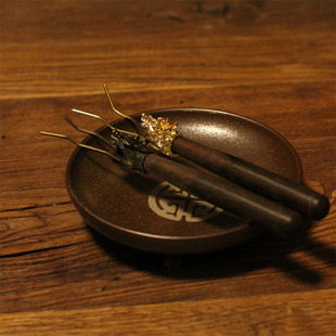 壶叉茶具铁壶配件m壶盖夹手工铜壶夹茶道零配龙头锡壶盖叉