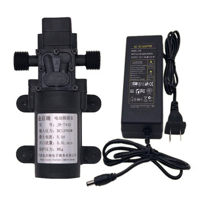 12V微型增压水泵220V自吸高压抽D水隔膜泵小型家用净水器直流水泵