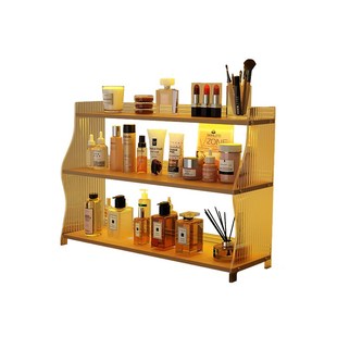 化妆品收纳盒亚克力o梳妆台护肤品架子置物架桌面高级感透明口红