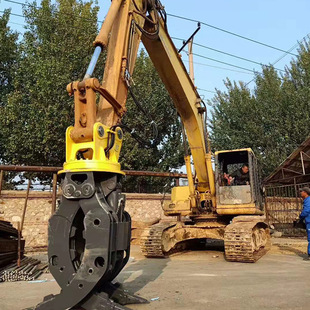 鼎东固定式抓钢机大型废钢机械抓液压旋转抓钢设备批发