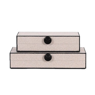 现代极简高档收纳盒样板间售楼部客厅软装饰品陈列搭配开放格摆件