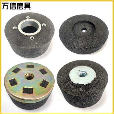 杯型大铁盖砂轮 6-125*65*M20 钢轨仿形内燃打磨机砂轮 型号齐全