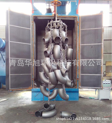Q376吊钩式抛丸机Q3710异形件不规则件挂钩式喷砂除锈设备倒挂式