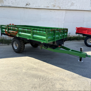 红日农用拖车   禹城市红日机械10吨双轴半挂自卸车斗   半挂车斗